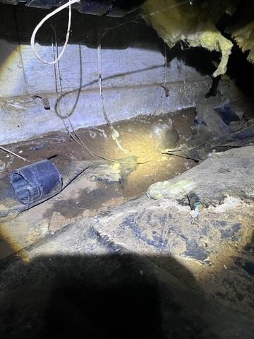 Moisture in Crawl Space