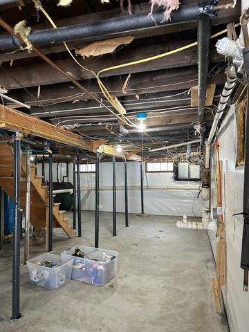 Waterproofed Basement