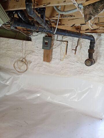 Newly Encapsulated Crawl Space