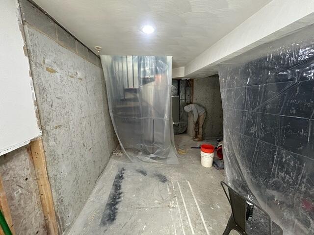 Basement During Repairs