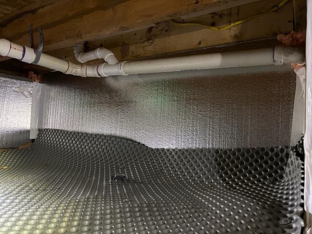 Crawl Space During Repairs