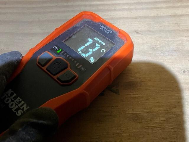 Checking Moisture in Wood