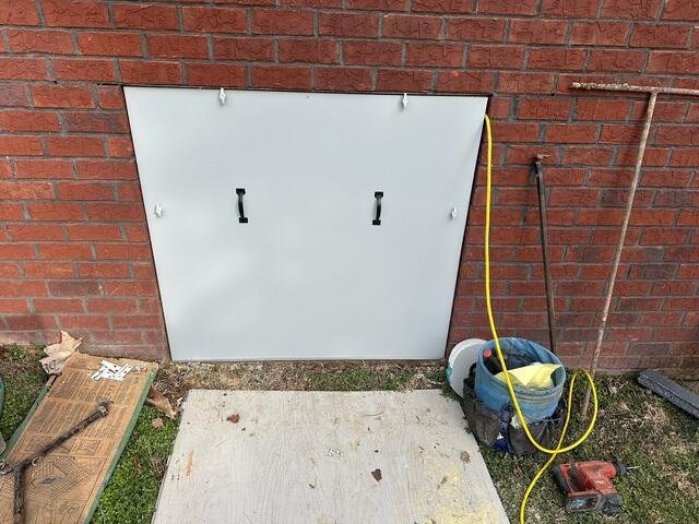 New Crawl Space Door