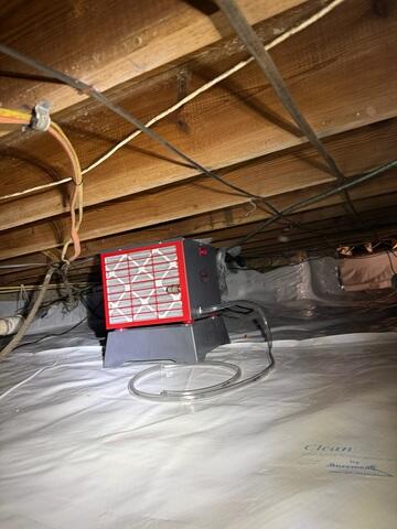 Crawl Space Dehumidifier