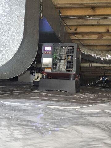 SaniDry Sedona Dehumidifier Installation - Winston-Salem, NC