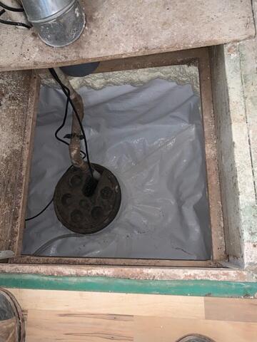 CleanSpace & RimTight at Crawl Space Entry