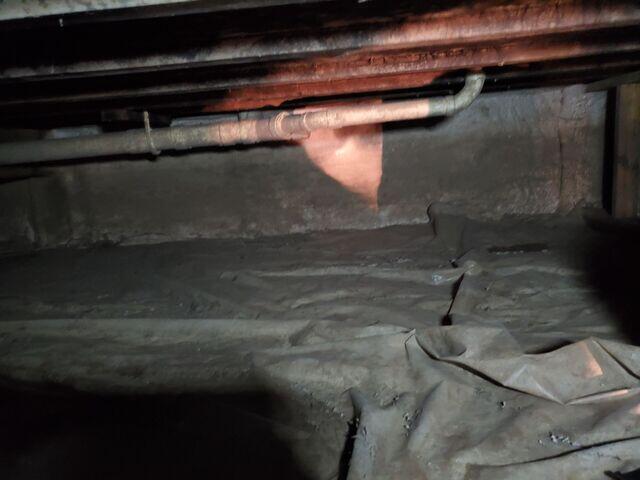 Before Crawl Space Renovation