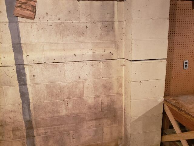 Before PowerBrace Installation - Wall Crack