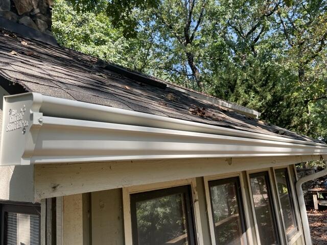 Gutter Installation is complete