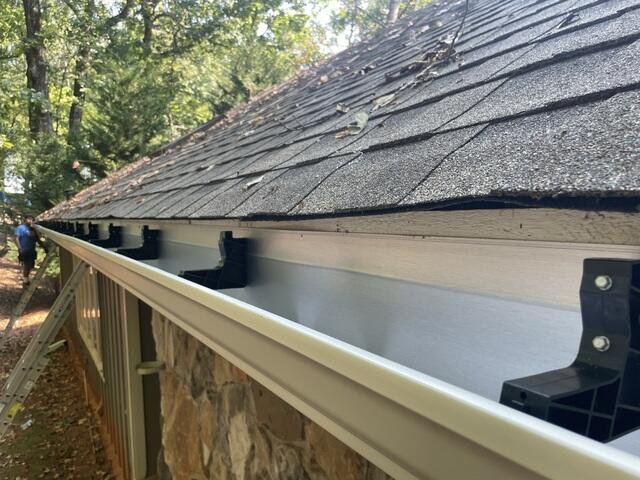 Gutter Shutter installation