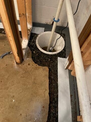 Sump Pump Installation