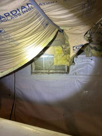 Old Rotting Basement Window