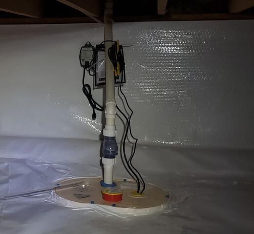 SuperSump Pump During Setup