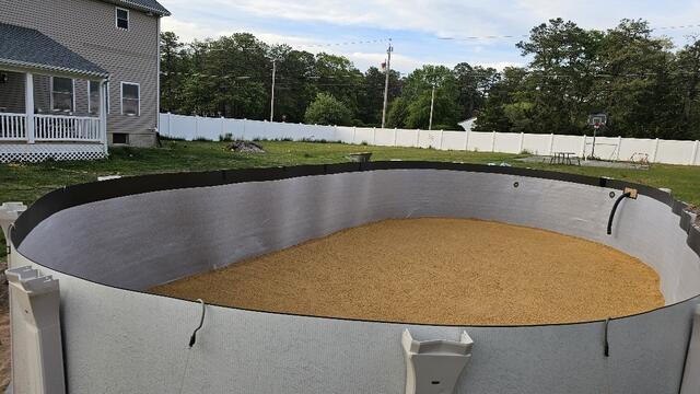 Pool Installation Day