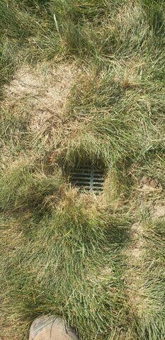 Bubblr Pot Connected to Buried Discharge