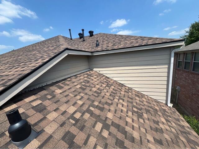Roof Replacement in McKinney TX - Shingles and Vent Pipes Installed
