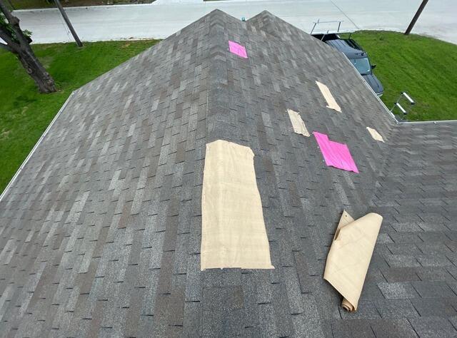 Emergency Roof Repair in McKinney TX - Tarp Installation for Missing Shingles