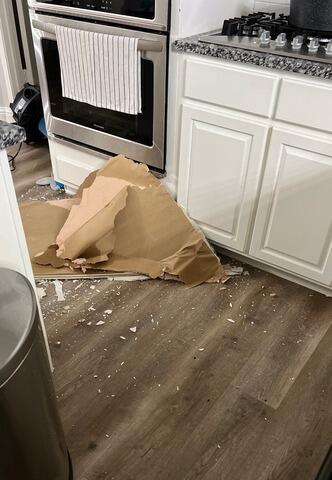 Water Damage Restoration in McKinney TX - Ceiling Collapse from Pipe Leak