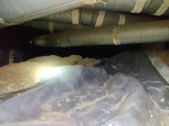 Crawl Space During Inspection