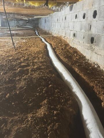 Flex Drain System Installation