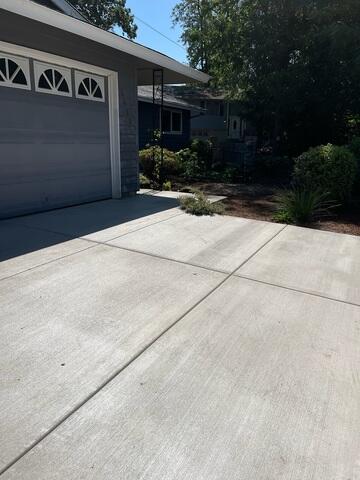 After Removal and Replacement of Old Driveway