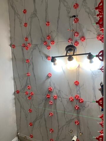 Bathroom Remodeling in McKinney TX - Tile Spacing and Alignment