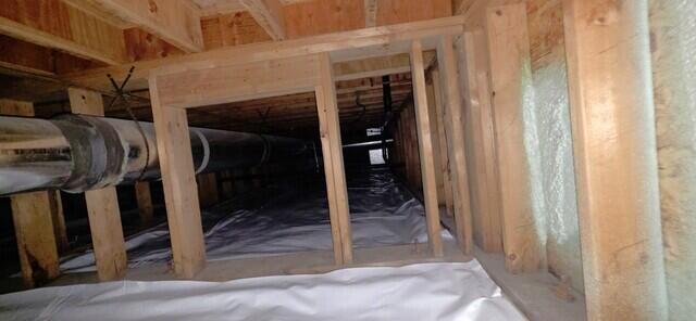 Bright Encapsulated Crawl Space
