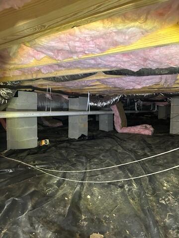 Unencapsulated Crawl Space