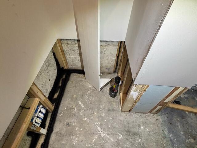 Basement Post-Water Remediation