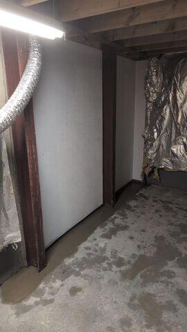 Repaired and Waterproofed Cracks