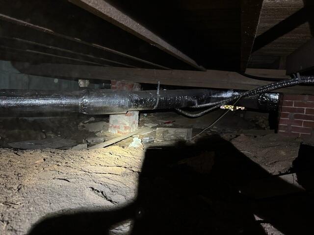 Dirt Floor Crawl Space