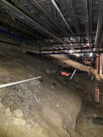 Before Crawlspace Waterproofing