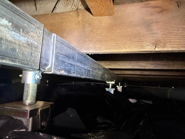 New Steel Support Beam