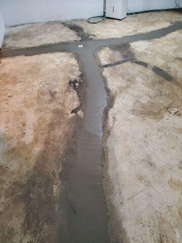 During WaterGuard Installation