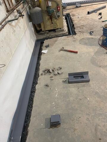 WaterGuard Installation Progress