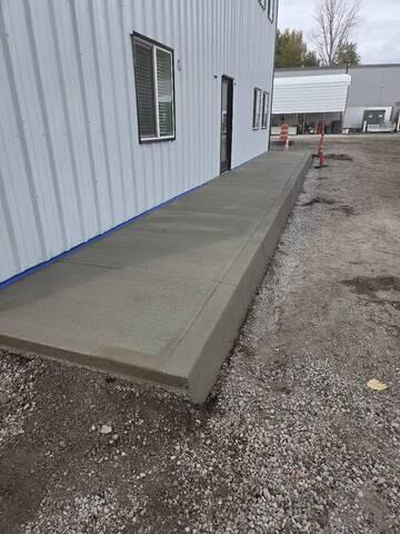 After Pouring and Finishing