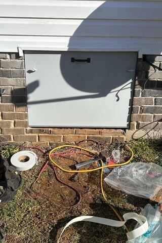 New Crawl Space Door