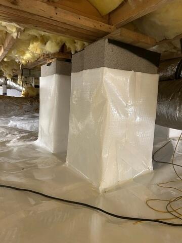 Piers Wrapped in CleanSpace