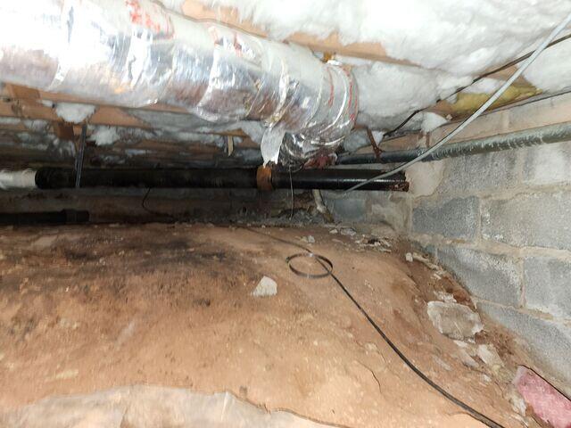 Crawl Space Before