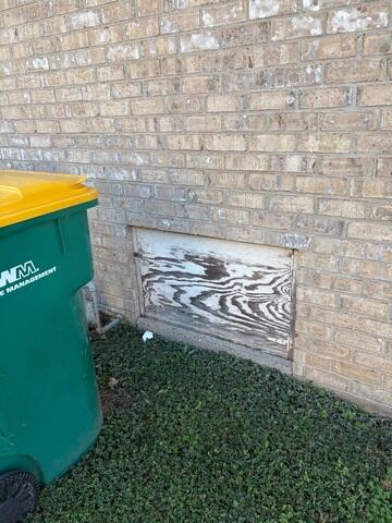 Existing Crawl Space Door