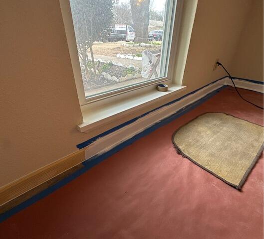Baseboard Painting and Final Preparation in Plano, TX - Water Damage Restoration