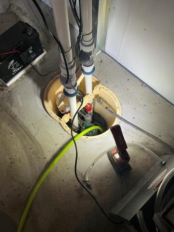 TripleSafe™ Sump Pump System Cleaning and Flush