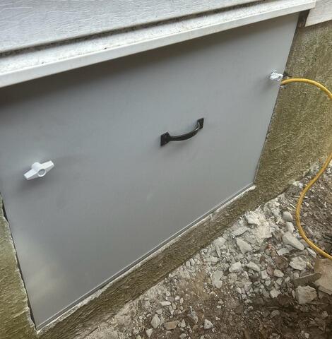 New Crawl Space Door
