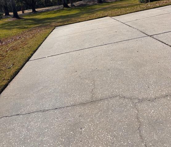 Concrete Driveway Settlement Damage