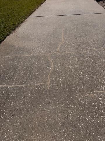 Concrete Cracks Sealed