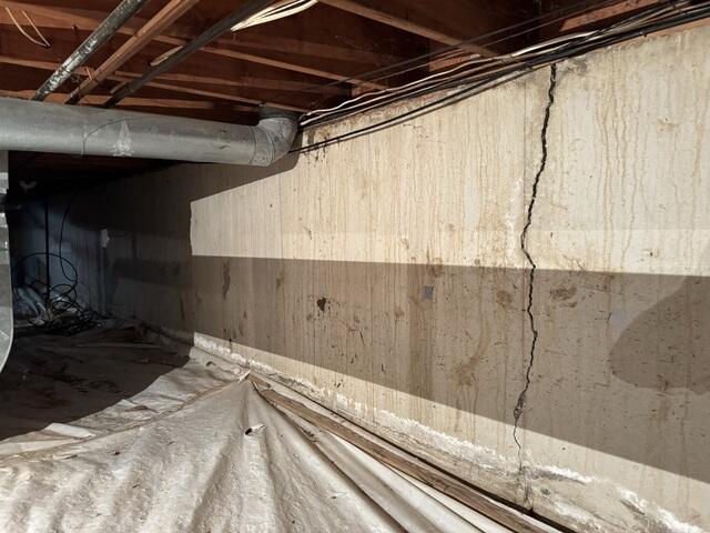 Cracked Basement Wall