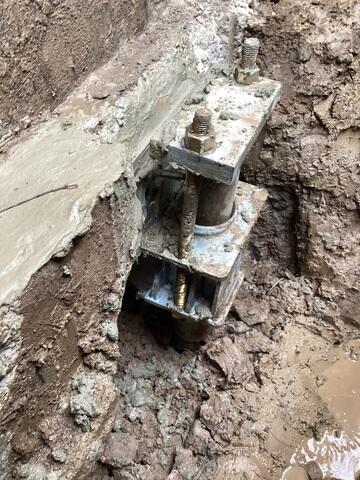 Installed Helical Pier