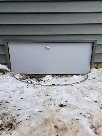 New Crawl Space Door
