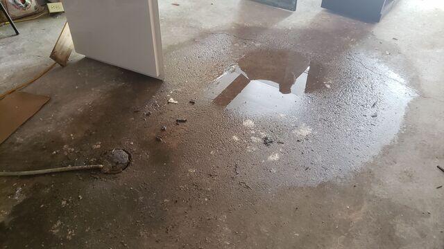 Basement Water Intrusion Before Installation