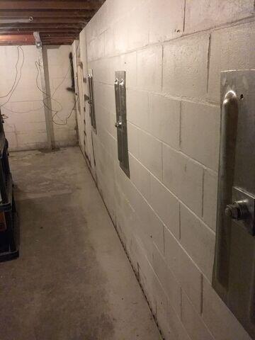 GeoLock Wall Anchor System Along Foundation